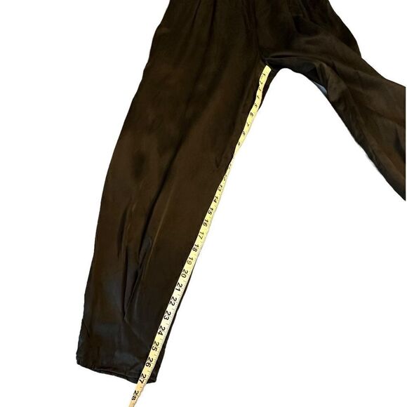 Vintage Flora Kung Collection Black Silk Harem Pants Size 0 - Picture 6 of 10
